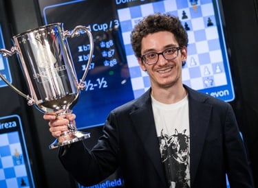 Fabiano Caruana wins 2023 Sinquefield Cup