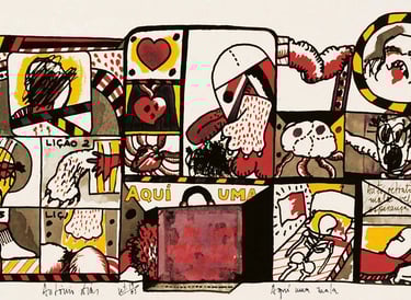As obras do artista Antonio Dias
