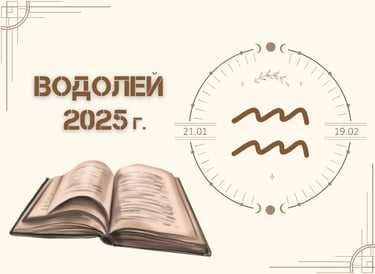 Астрологична прогноза - Водолей 2025г.
