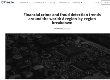 FRAUDIO Paper about Financial Crime and Fraud Detection Trends around the World