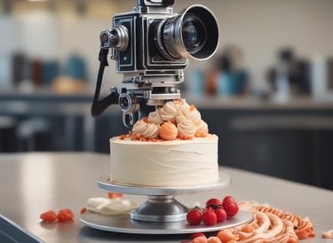 A close up of a movie clapper