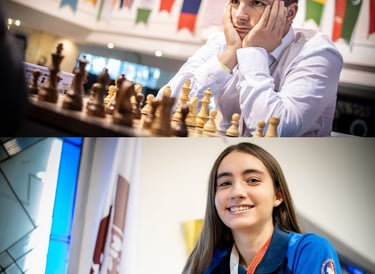 Marc’Andria Maurizzi and Candela Francisco are the FIDE World Junior Champions 2023, in the Open and