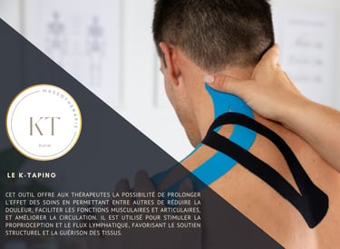 KT Massothérapie publication K-Taping