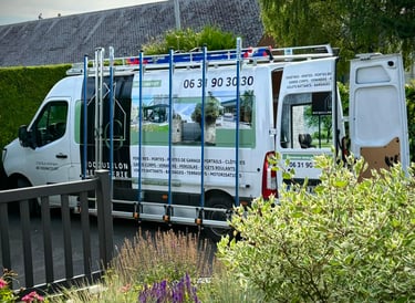 camionnette de bocquillon menuiserie