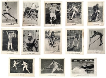 1949-1950 Miroir Sprint Photo Multi-Sport Card set from France