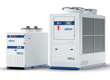 MTA TAEevo Tech air-cooled industrial water chillers