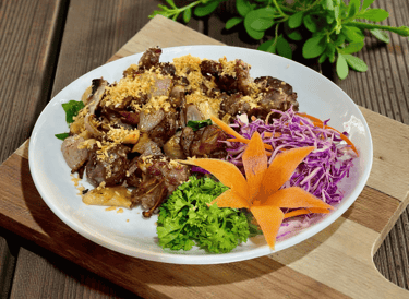 Ngan cháy tỏi - món ngon tại nhà hàng Bếp Dì Toàn