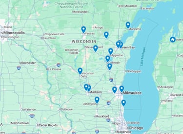 MagnetCert - Wisconsin Service Coverage Area