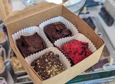 a box of chocolates in a box
