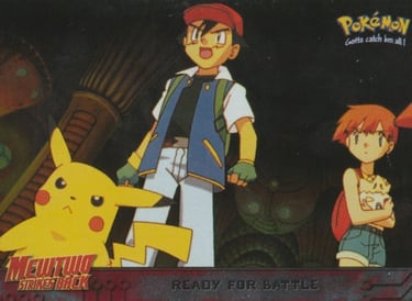 00 Ready For Battle Topps Pokémon The First Movie