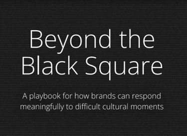 Beyond the Black Square: A social media playbook