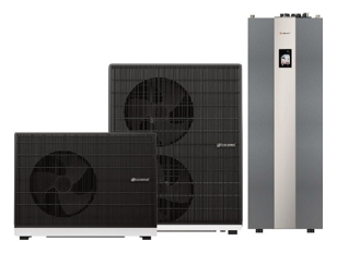 a group of three different types of air conditioners