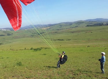 Curso de parapente no topo do mundo