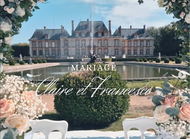 Casamento no Chateau de Breteil próximo à Paris, França