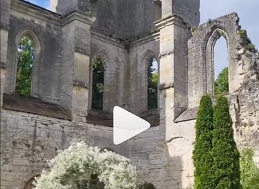 Casamento na Abbaye de Longpont, Aisne, Haut-de-France, próximo à Paris, França