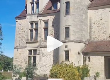 Casamento no Chateau de Pontarmé, no Oise, próximo à Paris, França
