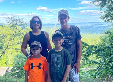 Amy McArdle family 2022