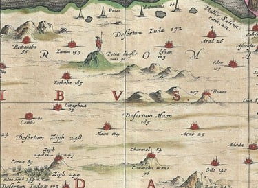 Νότια Ιουδαία (χάρτης του 1662).