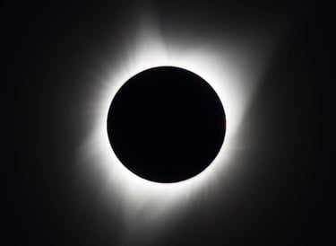 corona during a total solar eclipse, above Madras, Oregon. Credit: NASA/Aubrey Gemignani