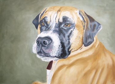 dog pet portrait, cat pet portrait, animal pet art , custom painting from you  photograph