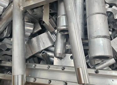 Recuperación de desperdicio de aluminio industrial