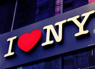 I Love New York Logo Purple FEVR Motion Graphics Company New York