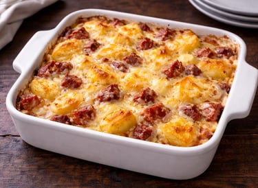 Pisupo and potato bake