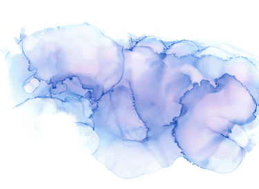a light blue and purple water color blotch