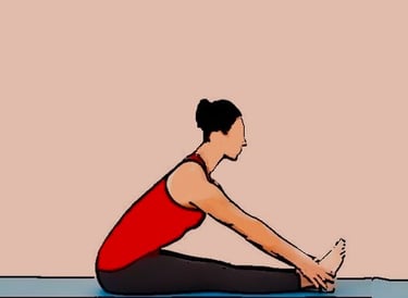 Seated Forward Bend Pose (Paschimottanasana)