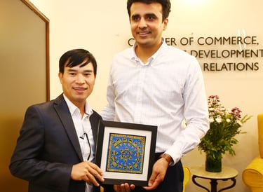 Mr. Bui Trung Thong from the Embassy of Vietnam at Chamber India