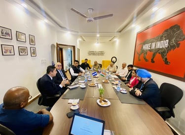 Ambassador of El Salvador at Chamber India secretariat, New Delhi