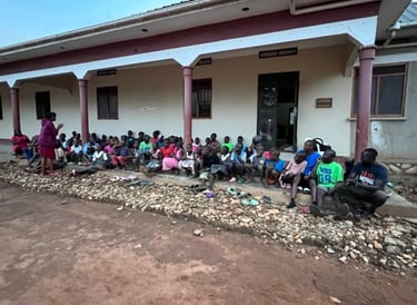 Gruppenbild der Kinder vom Children's Home