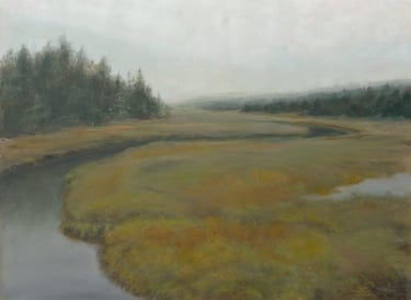 MEANDERING SONG Painting by Mary Kersell
