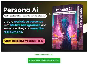 a book cover with Persona AI written on it