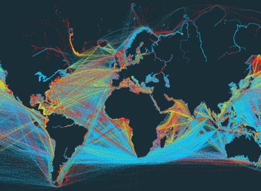 global shipping lanes