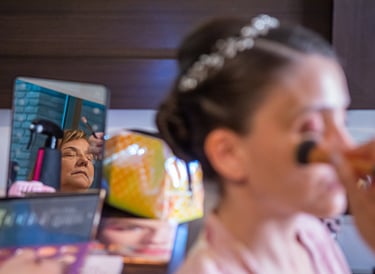 Preparativos de la Novia y su madre en el Hotel Solans