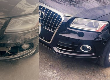 Car fully repaired with smooth paint and no damage