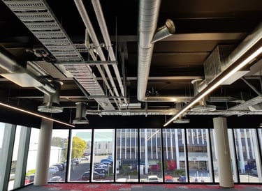 HVAC System Ceiling Install 