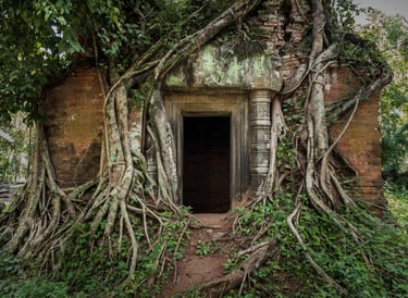Koh Ker temples. Cambodia.
