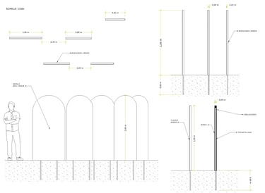 croquis pour des recherches d'un projet de design, Cistude Nature, effectué par Versus architecte