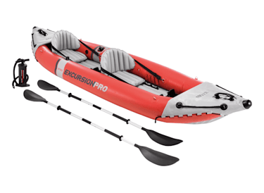 Intex Excursion Pro Kayak • Super-Tough laminate material with polyester core for high strength and 
