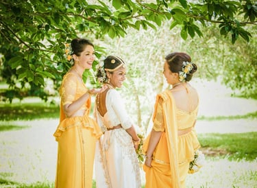 Sri lankan Wedding costumes- We organise weddings while you are on your holiday