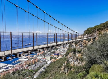Gibraltar Windsor Suspension bridge