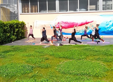 evento yoga e brunch alla Cantina Chiericati a Bellinzona