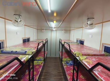 CabinArena Portable Bunk-Bed Cabin