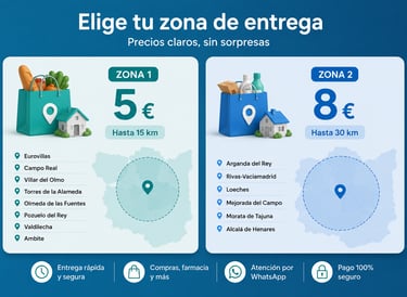 Reparto a domicilio en Eurovillas