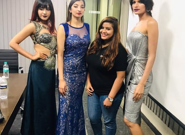 Students work at the dresser institute of fashion patternmaking