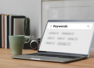 Keyword reseach in laptop