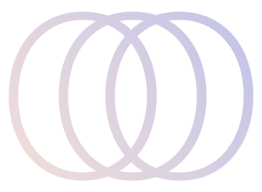 brand mark of Foodism360 consisting of three overlapping circles in sunrise colours