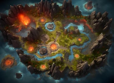 Battle map terre des dinosaures 